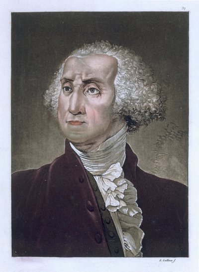 Portrait of George Washington, from 